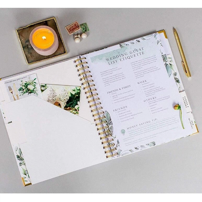 metal spiral note book