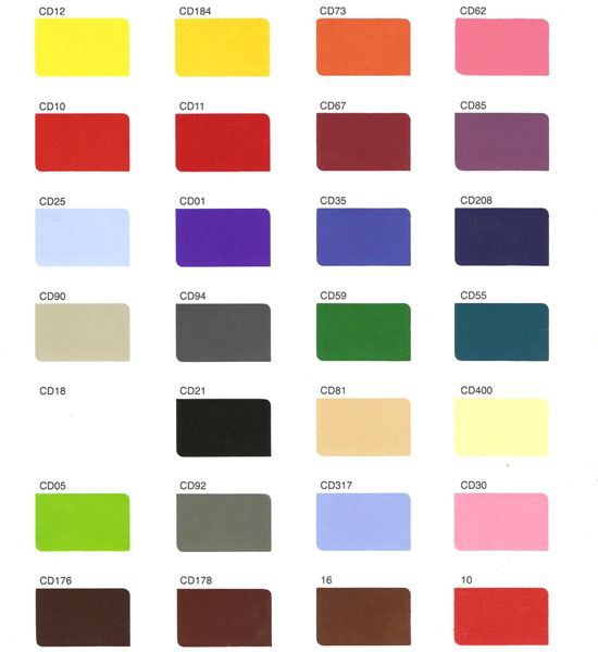 available colour