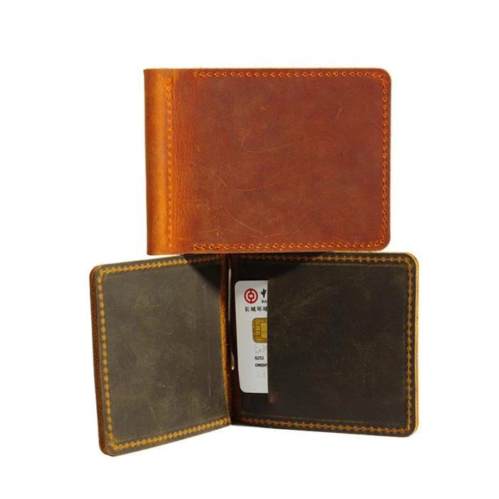 Vintage Men Wallet With Money Clip