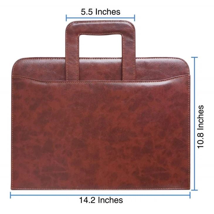 PU Leather Notebook Briefcase