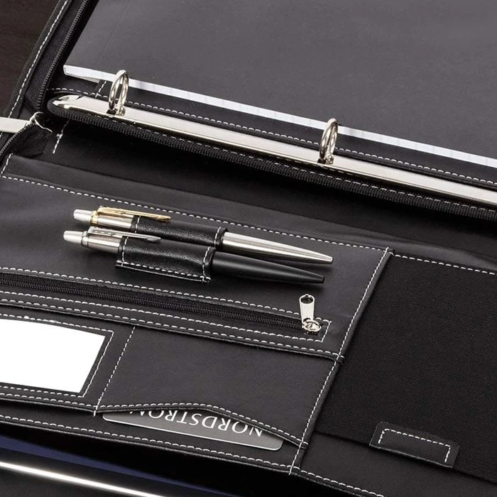 Faux Leather Binder Portfolio
