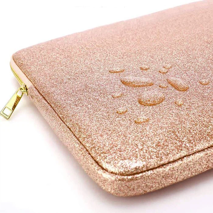 Glitter Leather Tablet Sleeve Bag