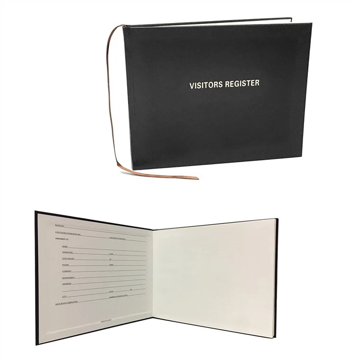 Leather Customized Guest Book