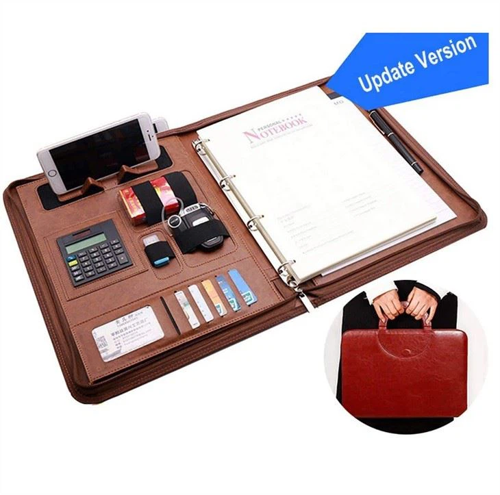 Portfolio with Ring Binder