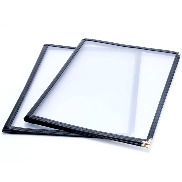 PU Leather Binding Menu Cover