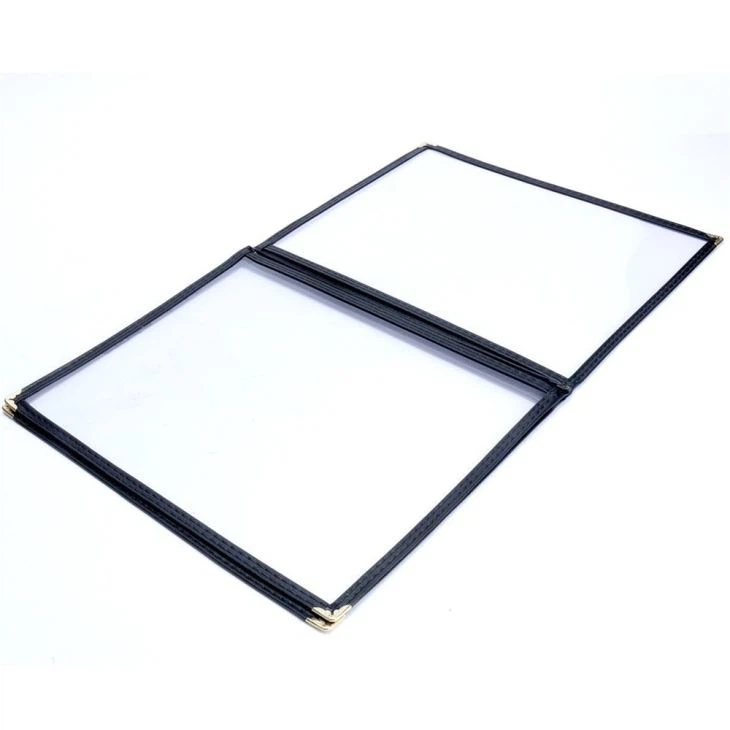 PU Leather Binding Menu Cover
