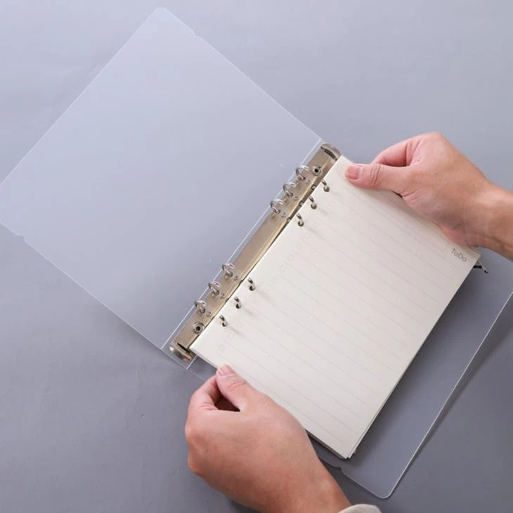 Transparent Cover Journal PVC Notebook