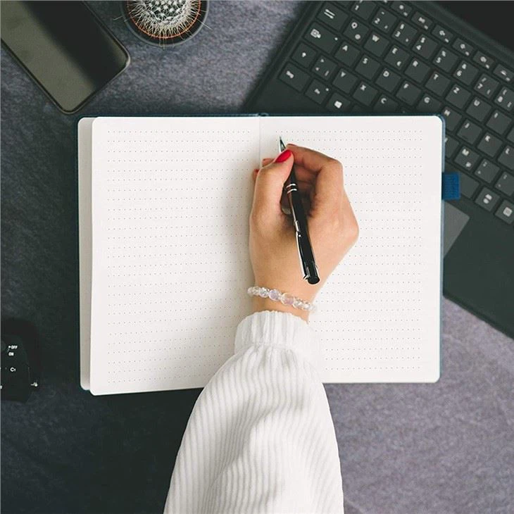 A5 Faux Leather Writing Notebook