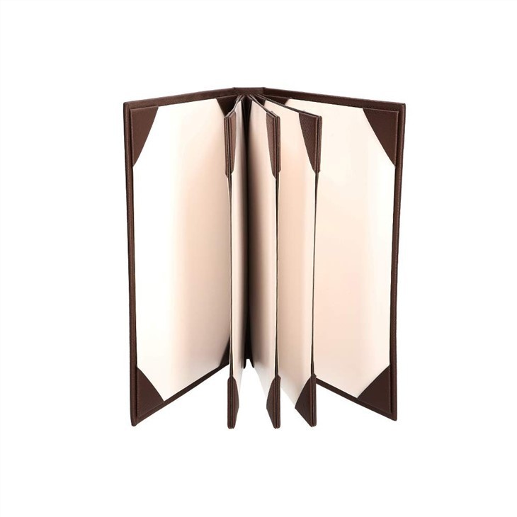 Leather Restaurant Menu Holder