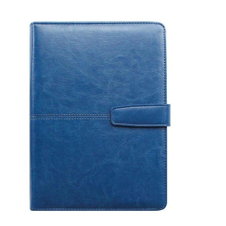 blue Leather Notebook Organizer